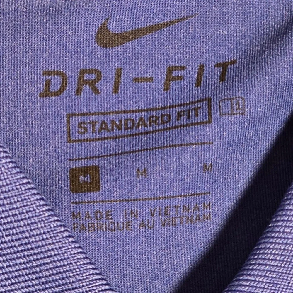 Nike Dri-FIT Men M Blue Ombre The Blarney FCA Fellowship Christian Athletes Polo